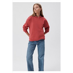 MaviKapüşonlu Pembe Basic Sweatshirt 167299-71102