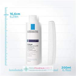 La Roche Posay Kerium Antipelliculaire - Shampooing-Gel - Pellicules Grasses 200ml