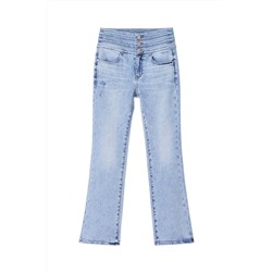 Vaquero slim fit 7/8 Azul claro