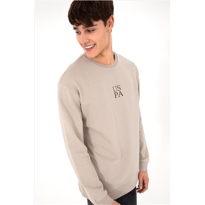 Erkek Taş Basic Sweatshirt