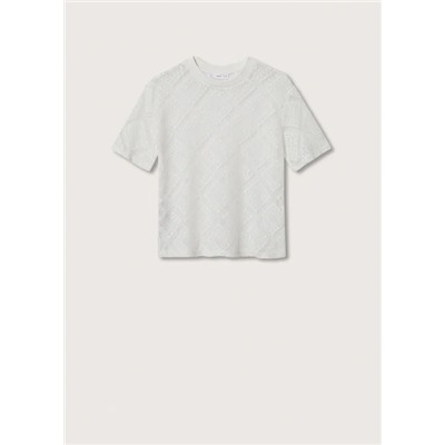 Camiseta punto calado