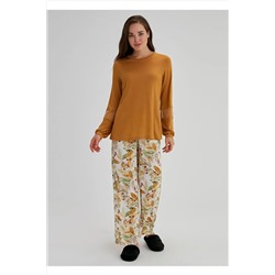 Dagi Hardal Kadın Altı Vual Pijama Takımı B0220Y0010