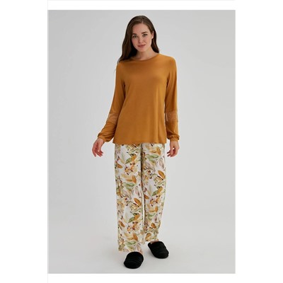 Dagi Hardal Kadın Altı Vual Pijama Takımı B0220Y0010