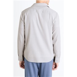 Camisa regular fit - Gris