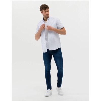 Mavi Regular Fit Kısa Kollu Gömlek