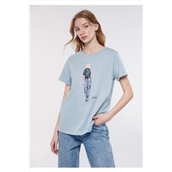 Mavi Denim Baskılı Istanbul Tişört Regular Fit / Normal Kesim 1610222-70816