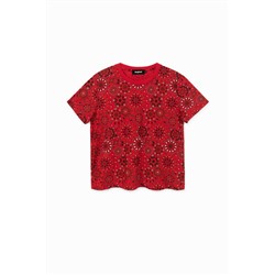 Camiseta mandalas 100% algodón