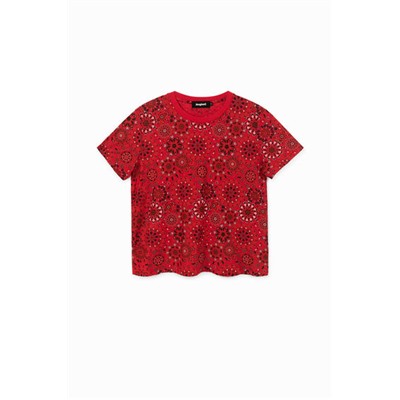 Camiseta mandalas 100% algodón