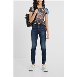 Camiseta punto mandala floral
