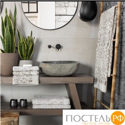 Togas ИЗАР К-т полотенец сер/бел/беж 50% модал/50% хл, 50х100-2/100х150-2, 4 пр, 600 гр/м2