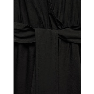 Vestido cruzado lazo