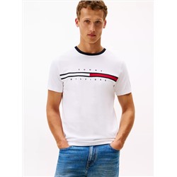 Embroidered Flag Logo T-Shirt