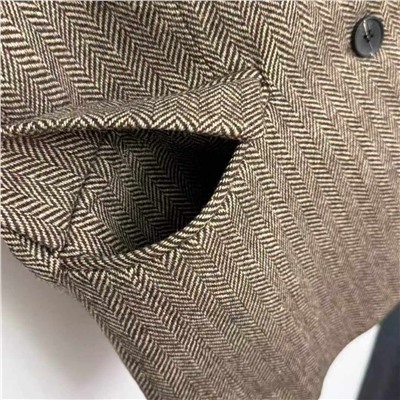 Модный клетчатый пиджак в стиле ретро   BOTTEG*A VENETT*E