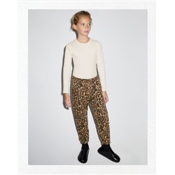 ANIMAL PRINT JOGGER TROUSERS