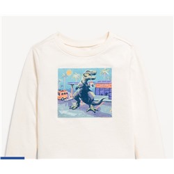 Long-Sleeve Graphic T-Shirt for Toddler Boys