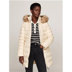 Hooded Water-Repellent Down Coat