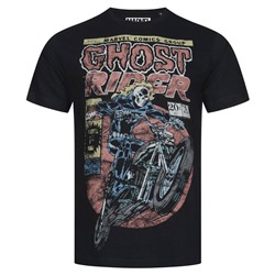 Ghost Rider MARVEL Herren T-Shirt FBMTS708BLK