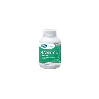 БАД с маслом чеснока в капсулах MEGA 100 капсул / MEGA Garlic oil 100 Caps