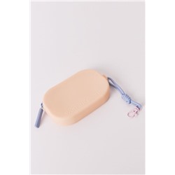 Monedero estampado blanco