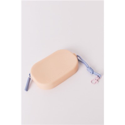 Monedero estampado blanco