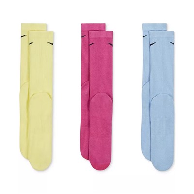 NIKE Everyday Plus Cushioned Training Crew Socks 3 Pairs