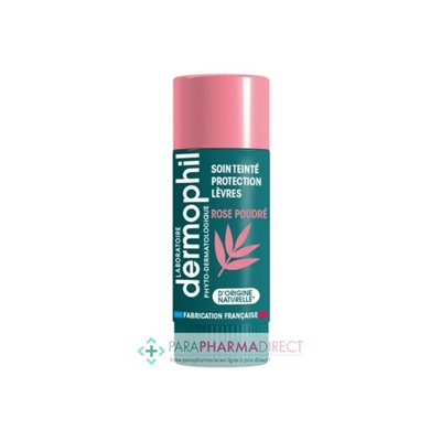Dermophil Stick Protection Lèvres Teinté Rose Poudré 4g