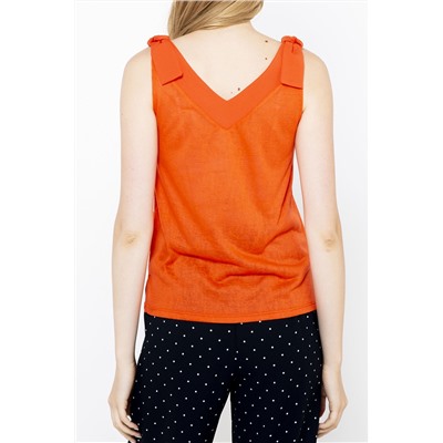 Camiseta de tirantes Naranja