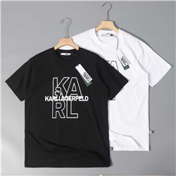 Хлопковая футболка   KARL LAGERFEL*D ОРИГИНАЛ!