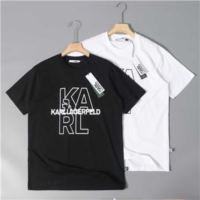 Хлопковая футболка   KARL LAGERFEL*D ОРИГИНАЛ!