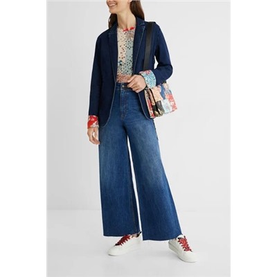 Blazer slim vaquera