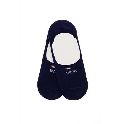 U.S. Polo Assn. Erkek 2'li Lacivert Babet Çorap 65757