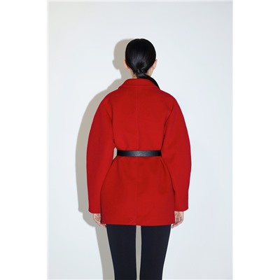 Chaqueta de lana Rojo