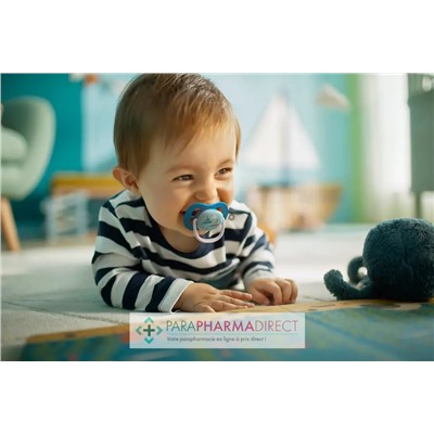 Avent Sucettes Ultra Air Happy 6-18 mois "Love" & Bateaux x2