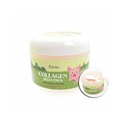 Ночная несмываемая маска с коллагеном Collagen Jelly Pack от Esfolio 100 гр  / Esfolio Collagen Jelly Pack 100 g