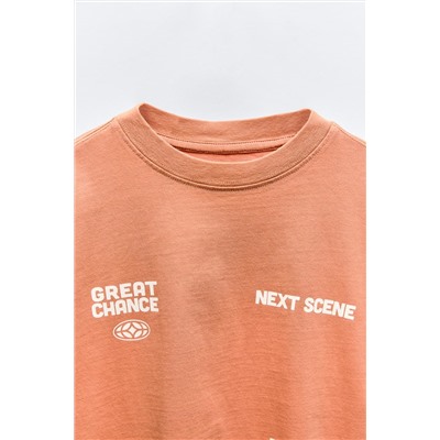 SLOGAN PRINT T-SHIRT