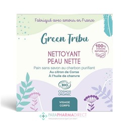 Green Tribu Nettoyant Peau Nette - Pain Sans Savon - Visage & Corps - BIO 110 g