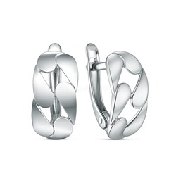 Серьги из серебра родированные 3001029240