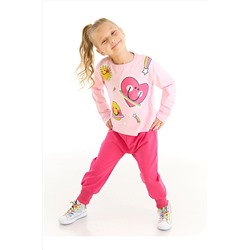 Mushi Love Galaxy Kız Çocuk T-shirt Pantolon Takım MS-22K1-026
