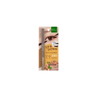 Baby Bright Up And Down Duo Eyeliner 2 in 1 0.1+0.3 G Smoky Brown