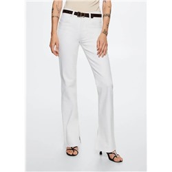Jeans rectos tiro medio -  Mujer | MANGO OUTLET España