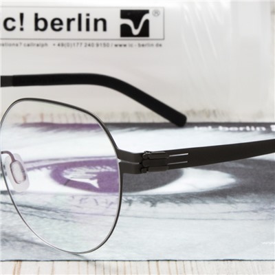 IB00038 - Оправа ic!Berlin M714 gun metal + футляр