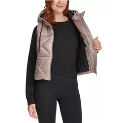 Women's Quilted Hooded Vest