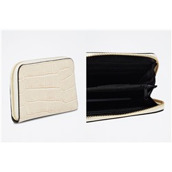 Cartera de piel Moni Beige