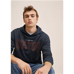 Sudadera capucha mensaje -  Niño | MANGO OUTLET España