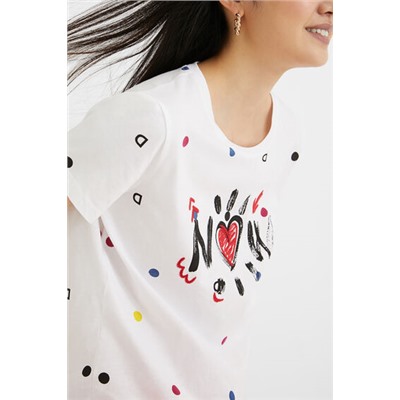 Camiseta manga corta topos