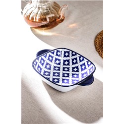 Rêve Bleu Bourges New Bone China Kare Kulplu Tabak