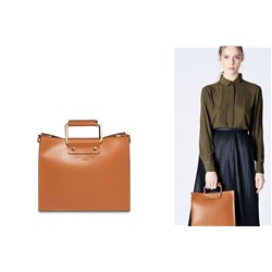 Bolso de piel Gari Camel