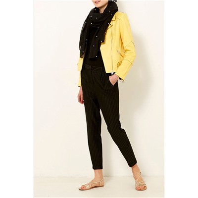 Chaqueta biker Amarillo