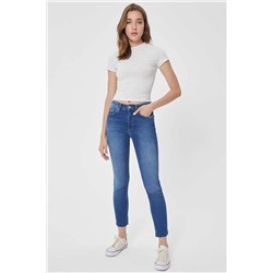 Lee Cooper Kadın Jacklin Highrise Slim Fit Jean Pantolon Floyd Mid 212 LCF 121013