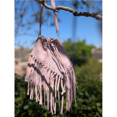 Итальянская сумка из натуральной кожи AB.Z · Pelle · Bary flecas (440) Rosa